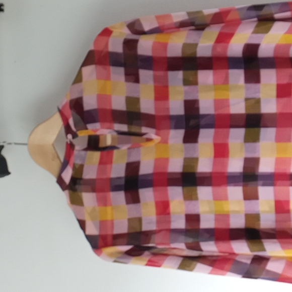 ASOS Maternity 8 Check Ruffle Blouse - Picture 11 of 13